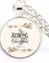 Bible Verse Quote pendant necklace. Zinc Alloy. 24 inch full length.